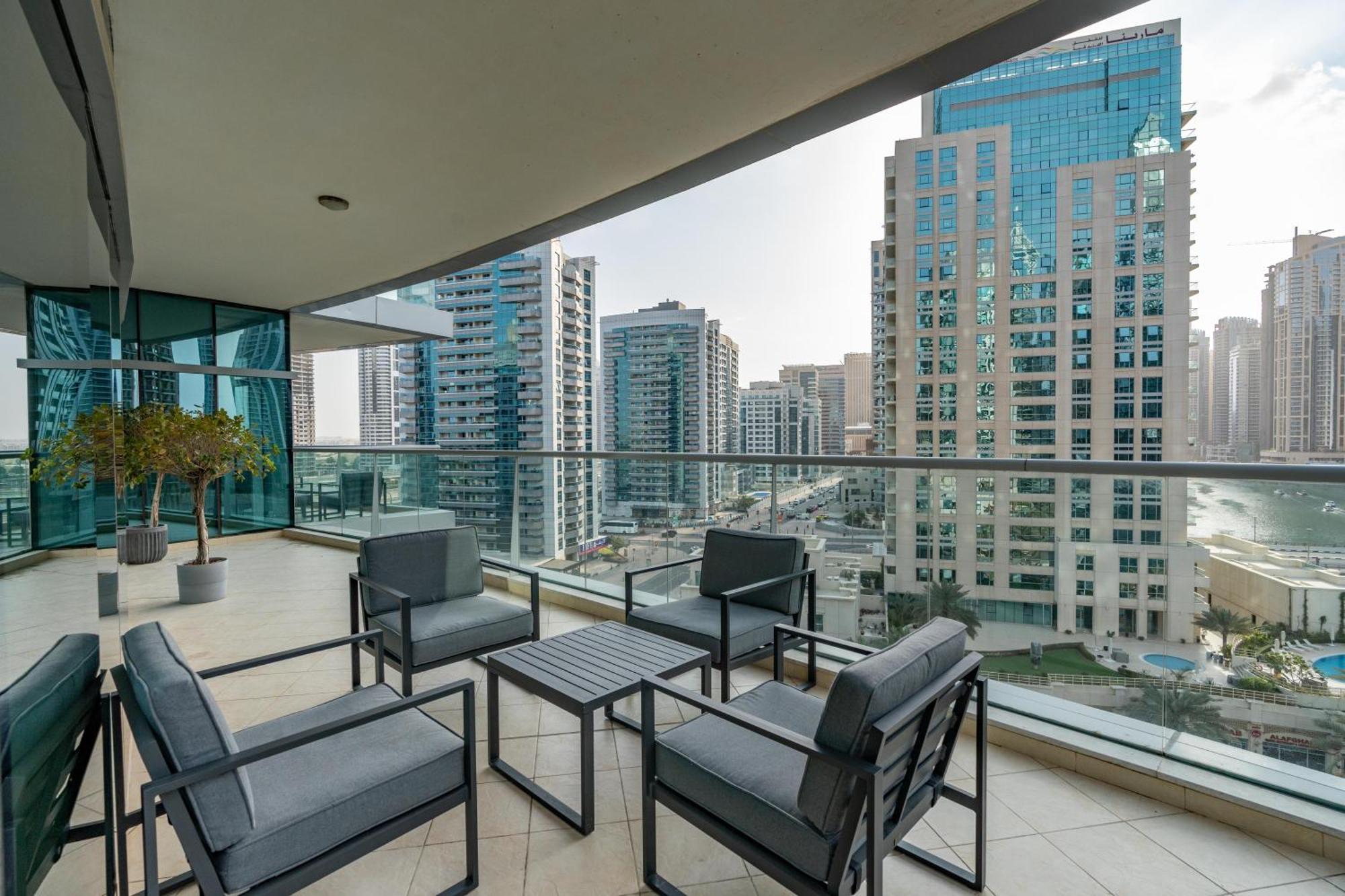Vacay Lettings - Full Marina View 3 Bedroom Plus Maid Room دبي المظهر الخارجي الصورة