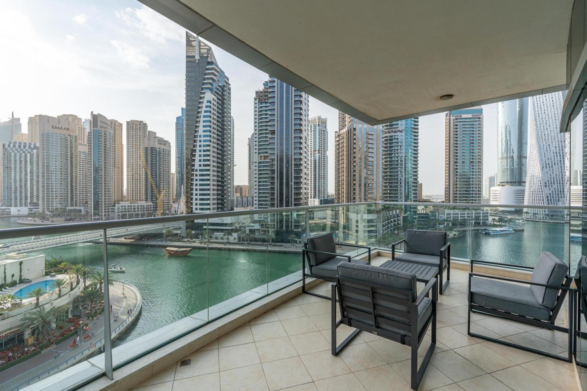 Vacay Lettings - Full Marina View 3 Bedroom Plus Maid Room دبي المظهر الخارجي الصورة